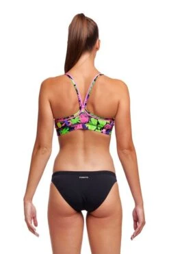 Funkita Ladies Sports Top Sloth Slumber -Best Swimwear Store swimwear shack fs02l sloth slumber 02