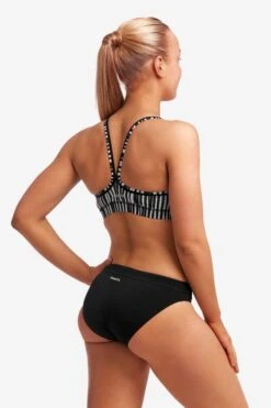 FUNKITA Stick Stack Ladies Sports Top -Best Swimwear Store swimwear shack fs02l stick stack 07