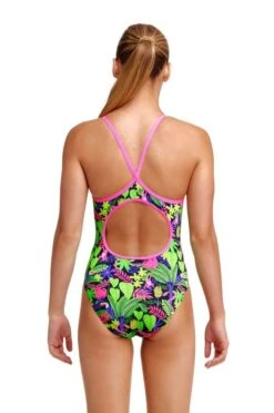 Funkita Girls Diamond Back One Piece Sloth Slumber -Best Swimwear Store swimwear shack fs11g sloth slumber 02