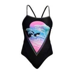 FUNKITA Dolph Lundgren Ladies Single Strap One Piece -Best Swimwear Store swimwear shack fs15l dolph lundgren 02 1