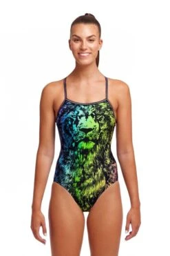 Funkita Ladies Single Strap One Piece Lion Eyes 7 Funkita Ladies Single Strap One Piece Lion Eyes -Best Swimwear Store swimwear shack fs15l lion eyes 01