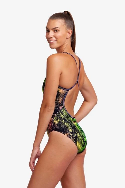 Funkita Ladies Single Strap One Piece Lion Eyes 2 Funkita Ladies Single Strap One Piece Lion Eyes - Image 2
