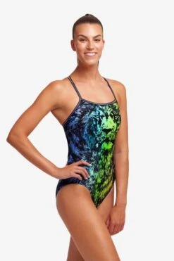 Funkita Ladies Single Strap One Piece Lion Eyes