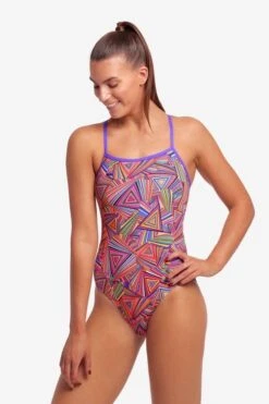 FUNKITA Trihard Ladies Single Strap One Piece -Best Swimwear Store swimwear shack fs15l trihard 12