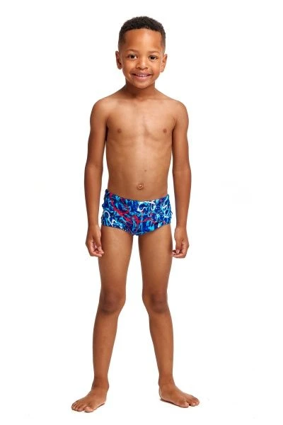 Funky Trunks Toddler Boys Printed Trunks Mr Squiggle 4 Funky Trunks Toddler Boys Printed Trunks Mr Squiggle - Image 4