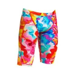 Funky Trunks Messy Monet Boys Training Jammers -Best Swimwear Store swimwear shack ft37b messy monet 04