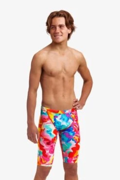 Funky Trunks Messy Monet Boys Training Jammers -Best Swimwear Store swimwear shack ft37b messy monet 10