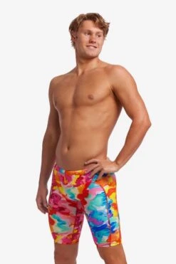 Funky Trunks Messy Monet Mens Training Jammers -Best Swimwear Store swimwear shack ft37m messy monet 16