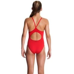Funkita Girls 'Still Red' Diamond Back One Piece