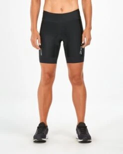 2XU Womens Perform 7 Inch Tri Short -Best Swimwear Store w t wt4861b blk blk 01