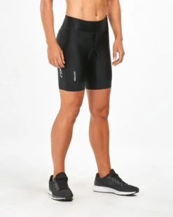 2XU Womens Perform 7 Inch Tri Short -Best Swimwear Store w t wt4861b blk blk 04