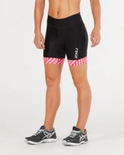 2XU Womens Perform 7 Inch Tri Short -Best Swimwear Store w t wt4861b blk rpt 02