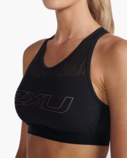 2XU Womens Aero Tri Crop -Best Swimwear Store wt6434a blk wht 23 1000x